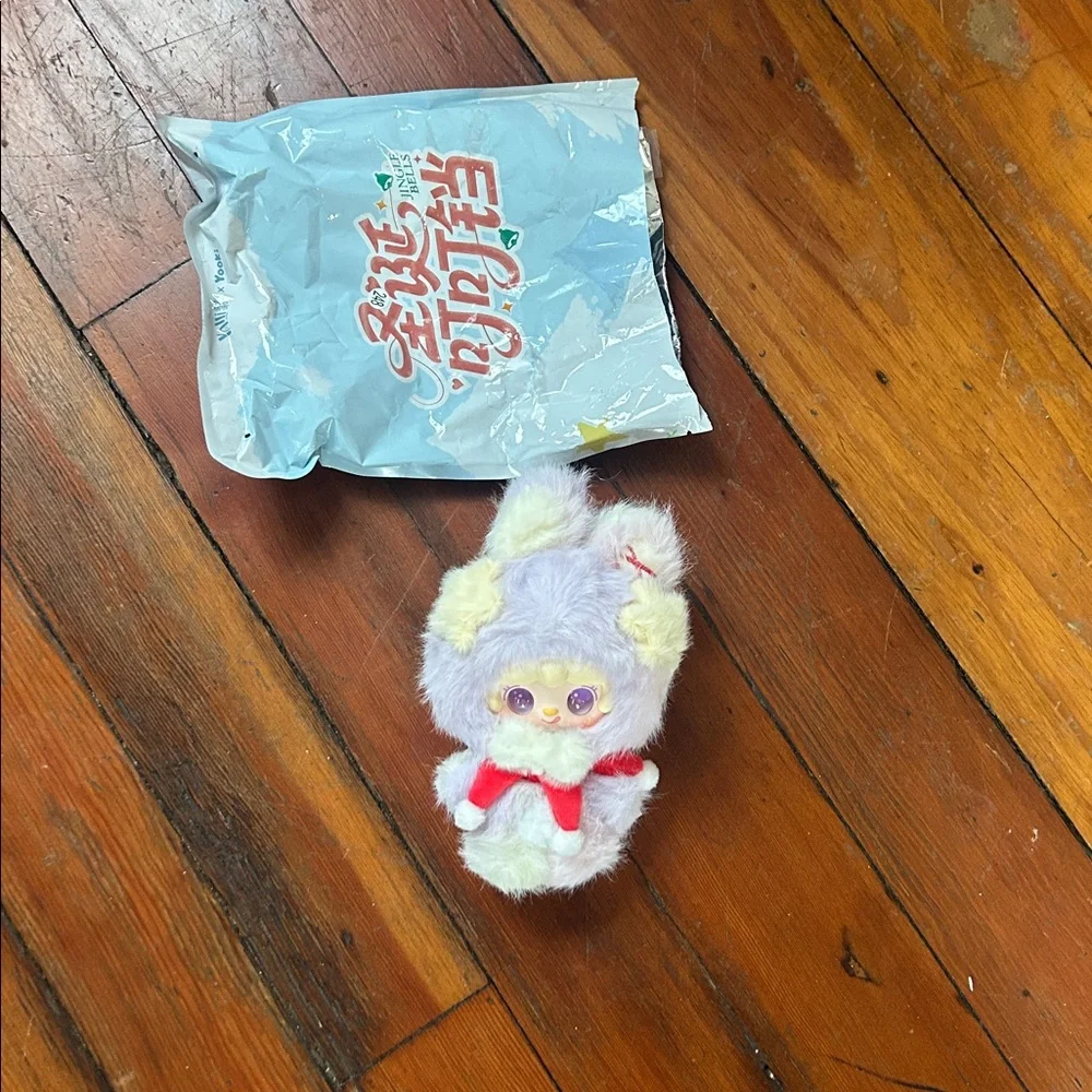 Yooki Jingle Bells Plush Pendant Series: Wishing Rabbit